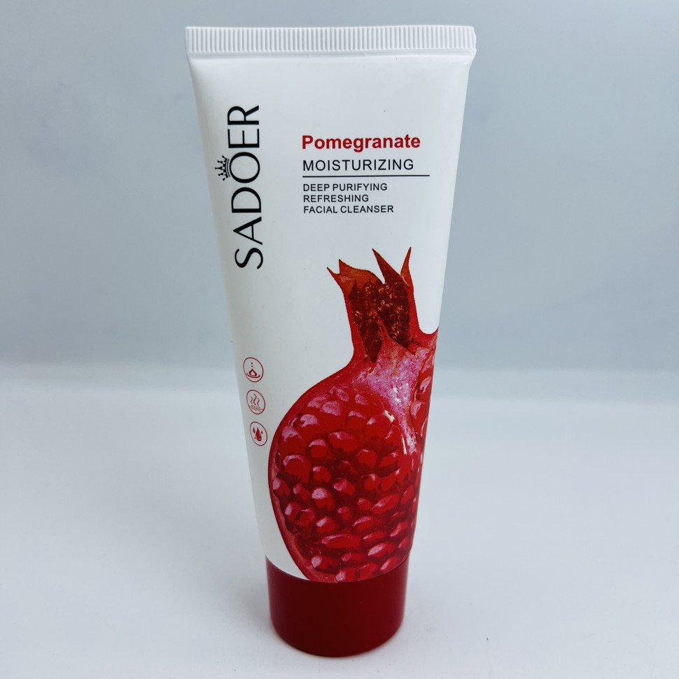 Пенка для умывания Sadoer Pomegranate Moisturizing Facial Cleanser