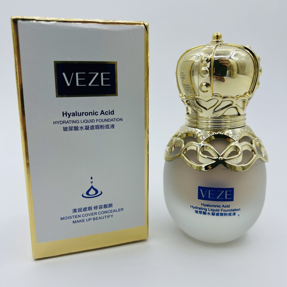 Тональная основа Veze Hyaluronic Acid Hydrating Liquid Foundation