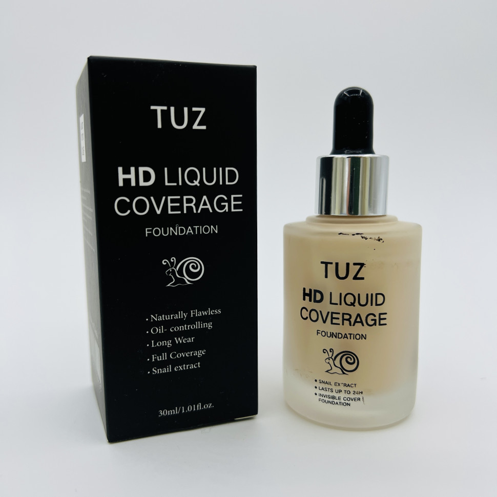 Тональная основа TUZ HD Liquid Coverage Foundation