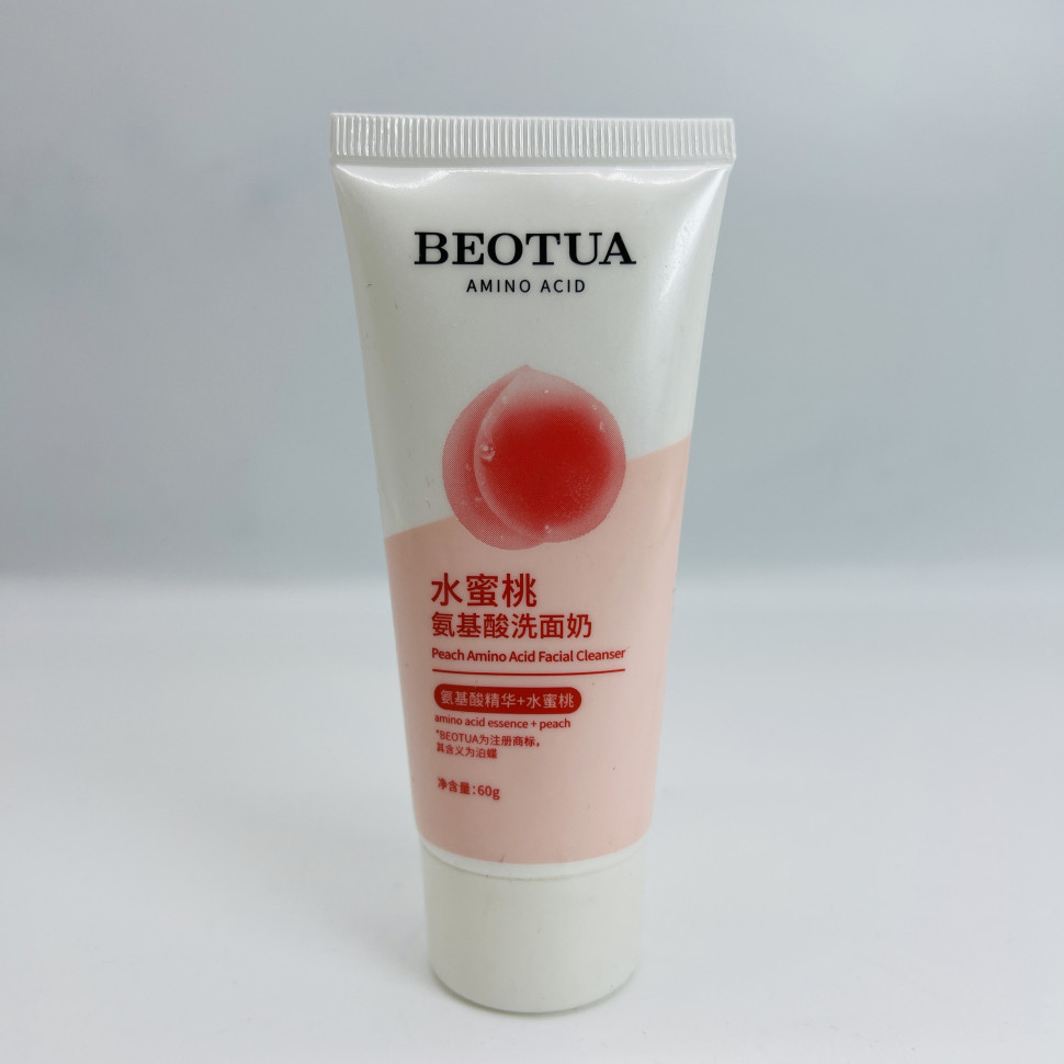 Пенка для умывания Beotua Amino Acid Peach Facial Cleanser