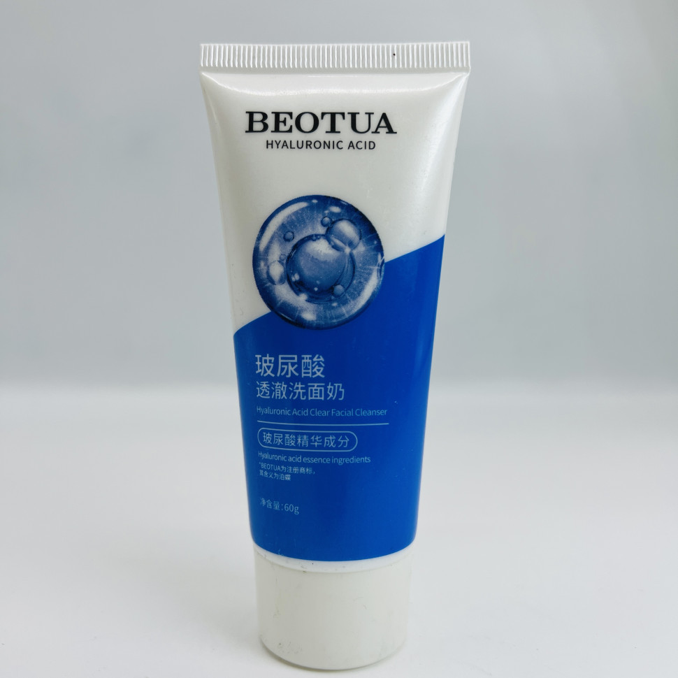Пенка для умывания Beotua Hyaluronic Acid Clear Facial Cleanser