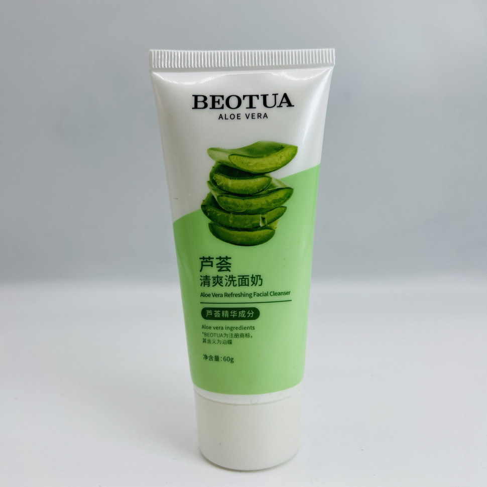 Пенка для умывания Beotua Aloe Vera Refreshing Facial Cleanser