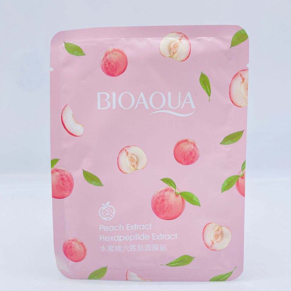 Тканевая маска BioAqua Peach Extract
