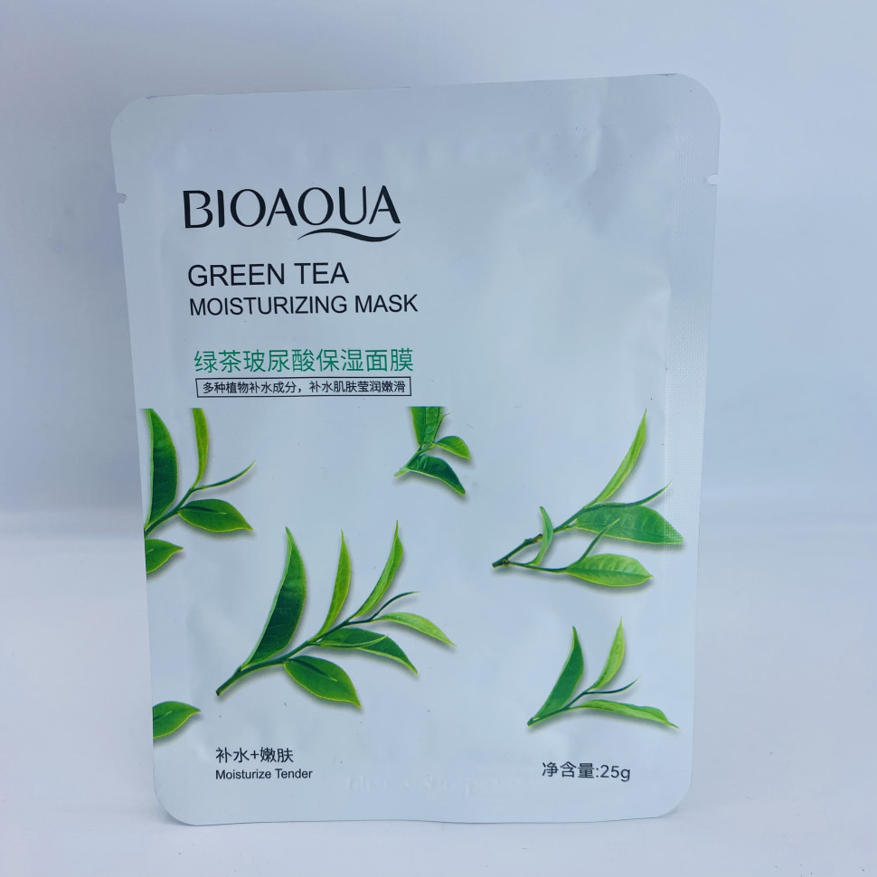 Тканевая маска BioAqua Green Tea Moisturizing Mask