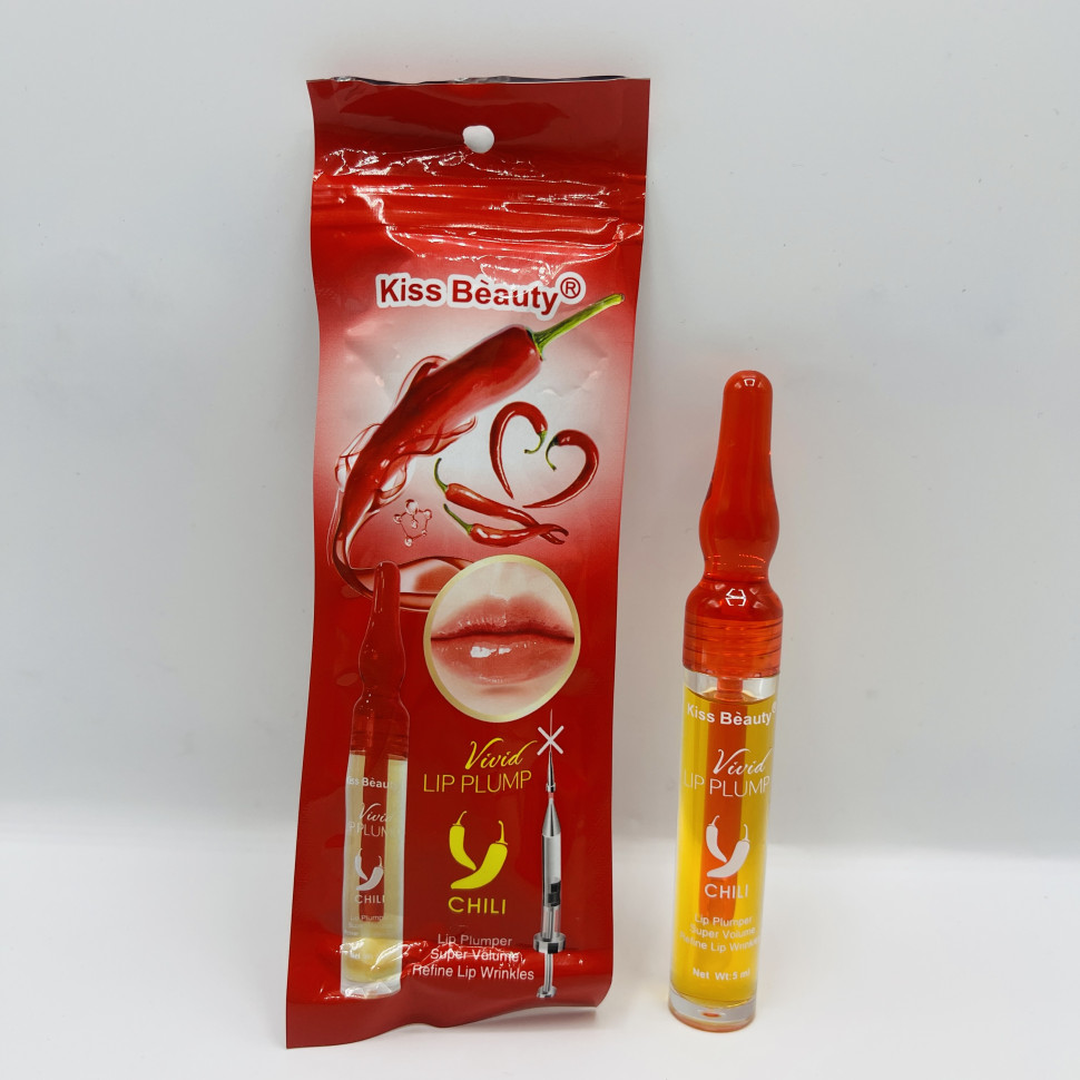 Блеск для губ Kiss Beauty Vivid Lip Plump Chili