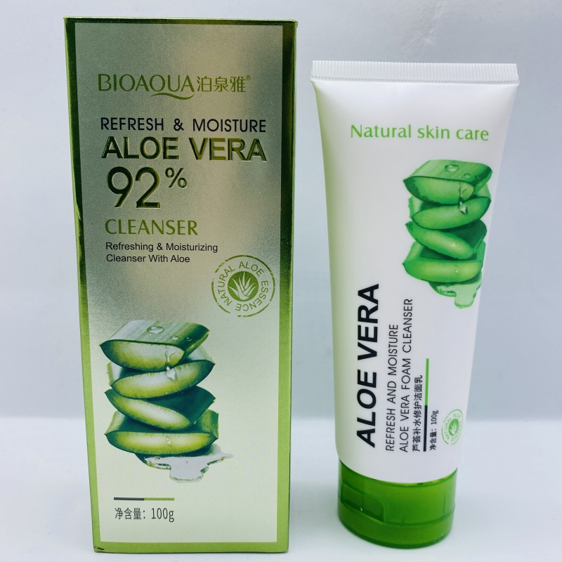 Пенка для умывания BioAqua Refresh & Moisture Aloe Vera Foam Cleanser