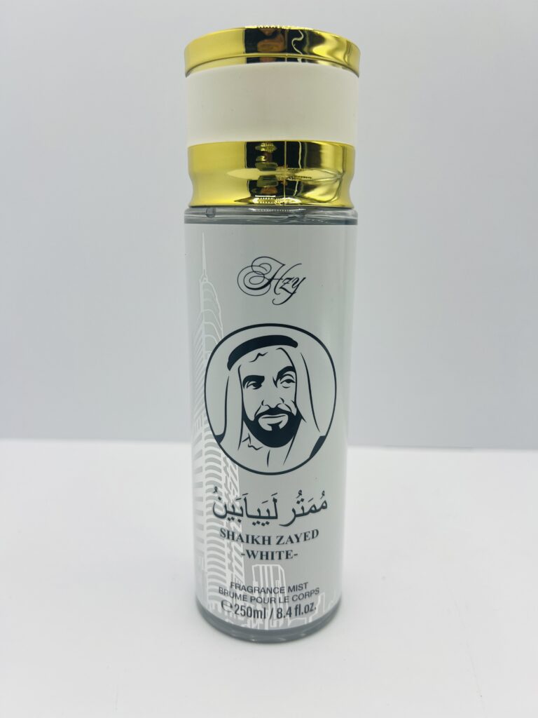 Парфюмированный спрей для тела Sheikh Zayed White — мужской ароматный мист, 250 мл