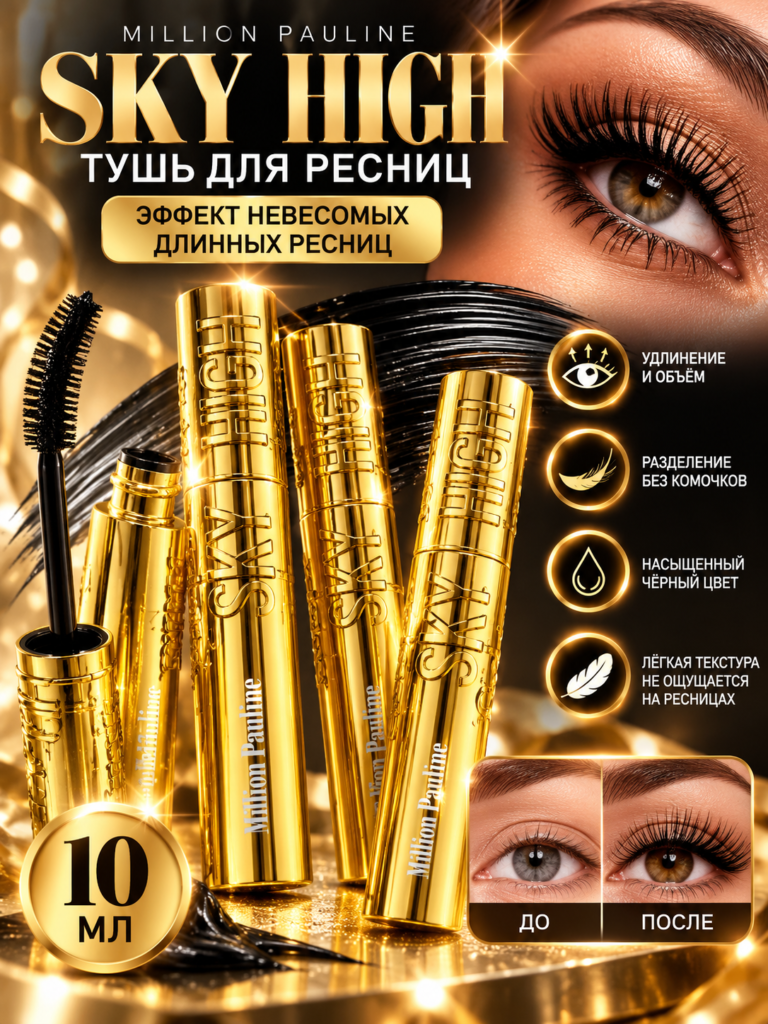 Тушь для ресниц Million Pauline Sky High